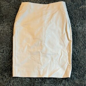 J. Crew number 2 pencil skirt cream size 2